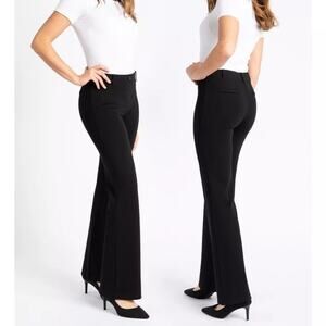 Betabrand Classic Black Flare Pants